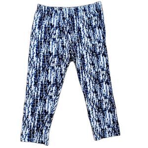 NoBo No Boundaries Junior's Size L (11-13) Leggings Blue Tie Dye Stretch